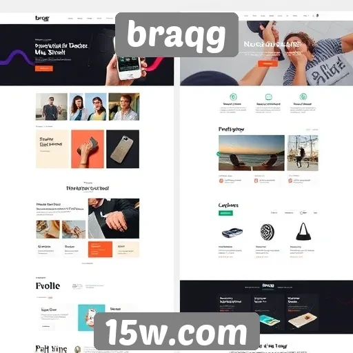 Evolução do design do site braqg