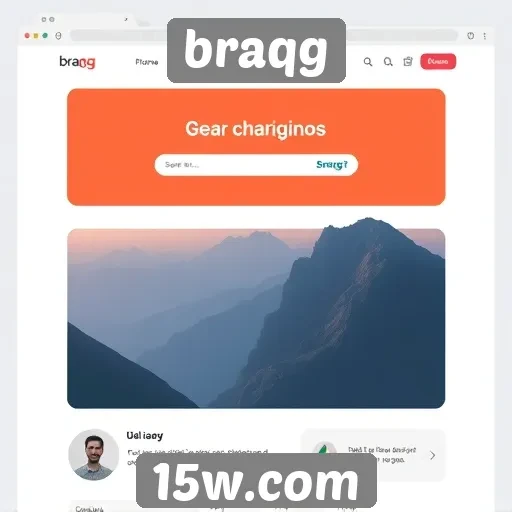 Análise da interface do usuário no site braqg